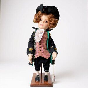 Thomas Jefferson Exclusive Porcelain Collectible Doll By World Gallery Dolls & C
